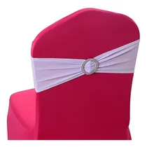Comprar Gold Fortune 50pcs Spandex Silla Fajas Lazos Bandas Elástica