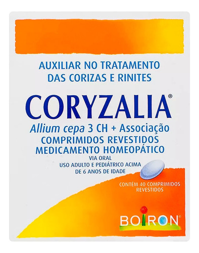 Coryzalia, 40 comprimidos, rinitis, secreción nasal, estreñimiento, resfriado