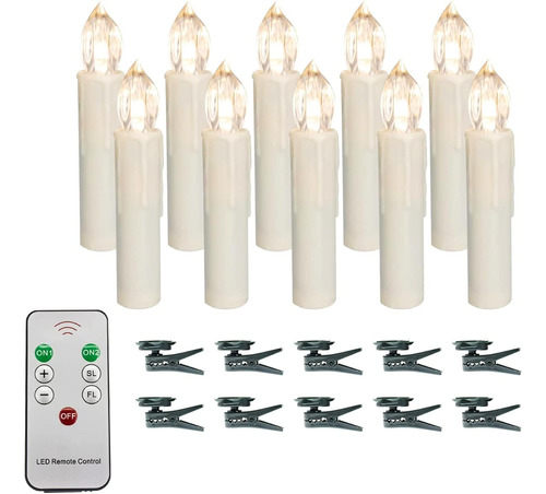 Velas Con Cónicas Led Vela En Llamas X-d Control Remoto Led