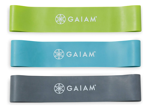 Gaiam Restore - Kit De Mini Bandas, Juego De 3, Bandas De Re