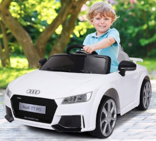 Imagen 9 de 10 de Auto Batería Eléctrico Audi Tt Rs Roadster Infantil Blanco