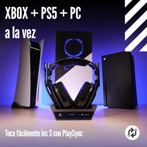 Audífono Astro A50 X Wireless For Ps5 Xbox Pc - Negro