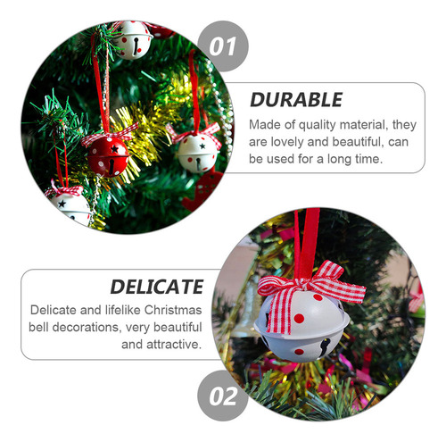 Cascabeles Navideños La Campana, 12 Unidades