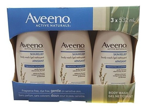 Gel Para Baño Y Ducha - Aveeno Active Naturals Skin Relief B