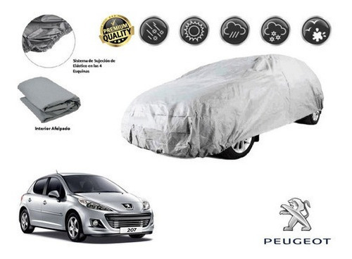 Funda Cubreauto Afelpada Premium Peugeot 207 2012