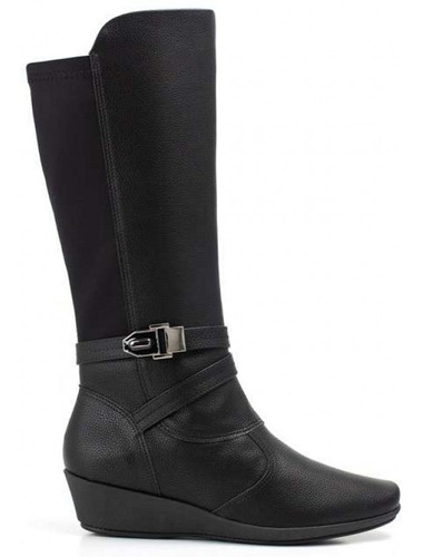 Bota Anabela Cano Longo Piccadilly 144045 - Preto