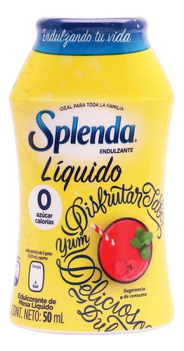 Edulcorante Splenda Original en líquido sin TACC botella 50 mL