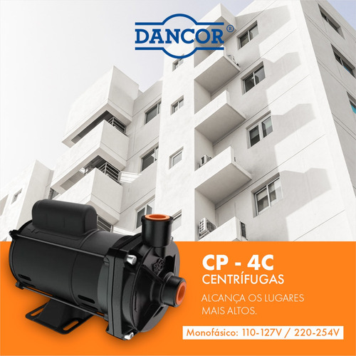 Bomba Centrífuga Cp 4c Dancor 1/4cv Residencial Predial