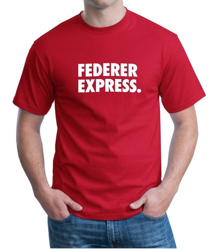 Remera Federer Express Tenis Atp 100% Algodón 
