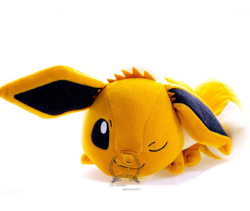 Peluche Gigante Pokemon Eevee Acostado Japon Golden Toys