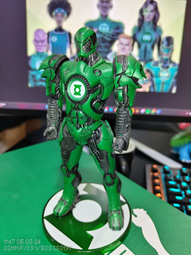 Stel Dc Direct Green Lantern Linterna Verde Robot