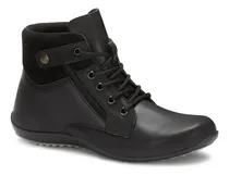 Comprar Botín Casual Andrea Con Cordones Y Cierre Para Mujer Negro