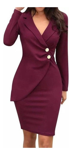 Vestir Uniforme De Oficina De Traje Delgado Para Mujer