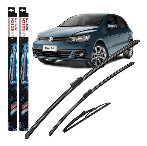 Kit Escobillas Gol Trend 1.6 16v Msi 2019 2020 Trasera