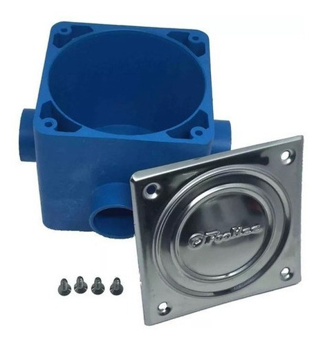 Imagem 2 de 3 de Kit Com 3 Caixas De Passagem P/ Led De Piscinas