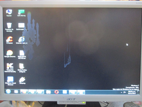 Monitor Acer, Modelo Al2416w, Lcd, Usado. Refacciones. (Usado)