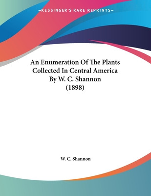 Libro An Enumeration Of The Plants Collected In Central A...