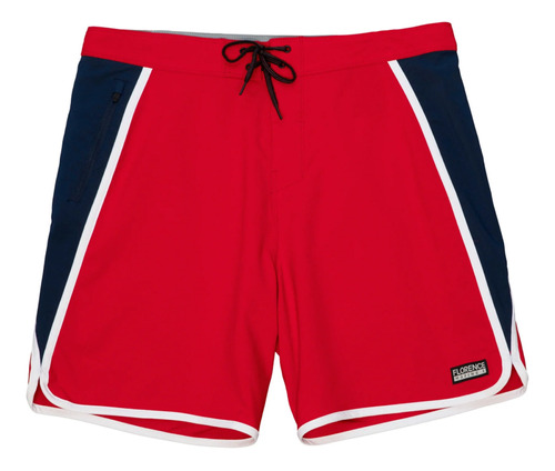 Boardshort Florence Marine X Block Boardshort - Rojo - La I