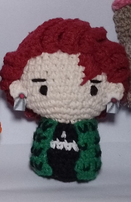 Amigurumis Tanjiro Kimetsu No Yaiba, Demon Slayer Tejido C 