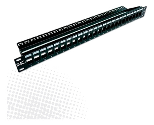 Patch Panel Modular 24 Puertos Imc Blindado Lanpro