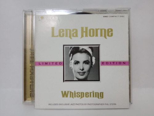 Lena Horne- Whispering Limited Edition (cd, Usa, 1996) Acop
