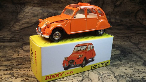 Citroen 2cv, Reedición Dinky Toys Atlas Mattel 1:43