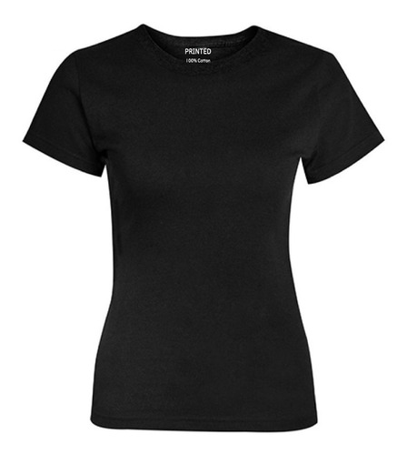 Imagen 1 de 2 de Polera Mujer Algodón Manga Corta