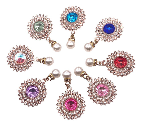 10x Pingentes De Strass Ornamentos Acessórios