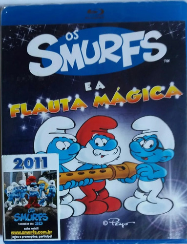 Os Smurfs E A Flauta Mágica (blu-ray Lacrado)