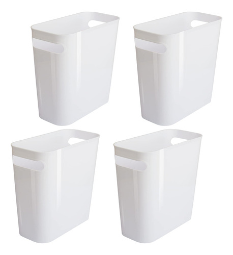 Vtopmart Paquete De 4 Cubos De Basura Pequeos De Plstico, 1