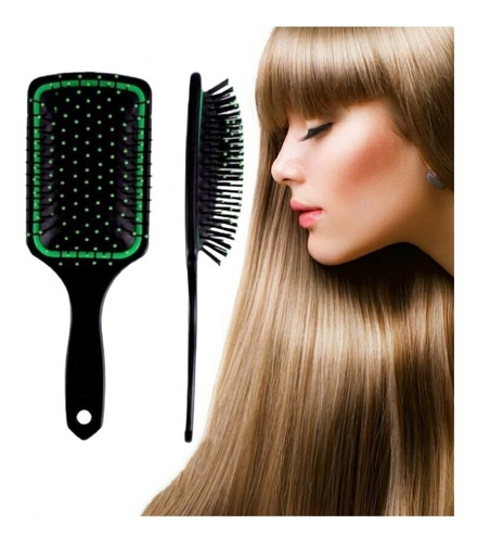 Cepillo Para Cabello Masajes Antiestatico Cuidado Capilar 