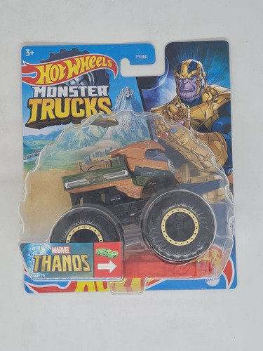 Thanos Monster Truck Hot Wheels Con Envio - Auto Aplastado