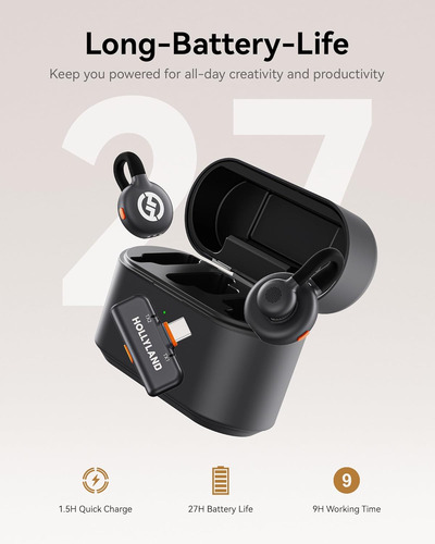 Micrófono Inalámbrico Lavalier Hollyland Lark M2s Usb-c Plug