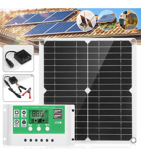 Kits De Paneles Solares 140w Controlador Monocristalino 100a