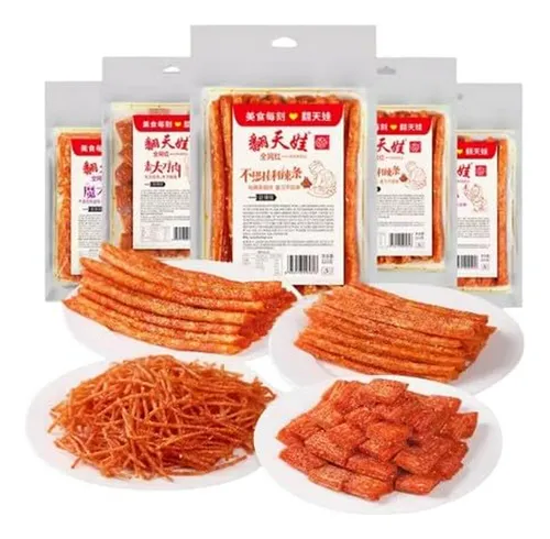 Delicia Picante China: Snack Tradicional Con Textura Mágica