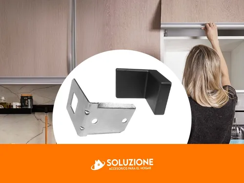 Soporte Aéreo Para Alacenas Con Cobertor Negro X 4 Unidades