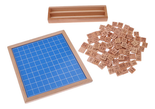 Tablero De Conteo De Número 1-100 Montessori Material Para