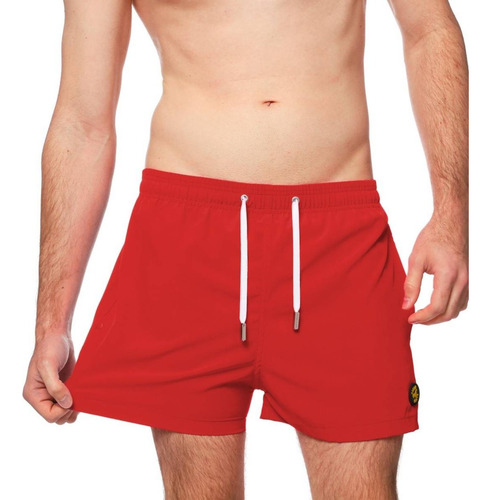 Traje De Baño Para Hombre Ocean Slave Rojo Stretch