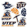 Pegatina Utep Miners De La Universidad De Texas En El Paso