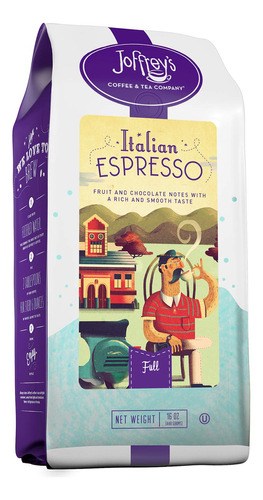 Joffreys Coffee - Café Expreso Italiano, Granos De Espress.