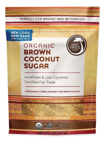 Big Tree Farms Brown Coconut Sugar 454g