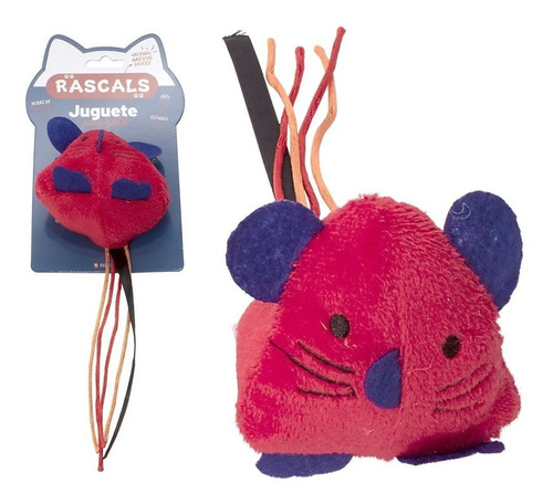 Rascals Juguete Peluche P/ Gato A. Estrés Gallo Pollo Ratón