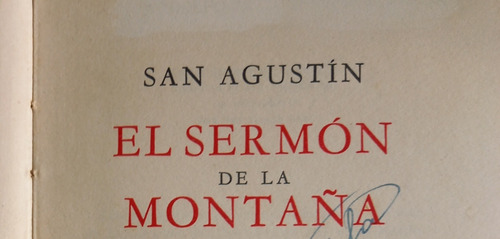El Sermón De La Montaña - San Agustín