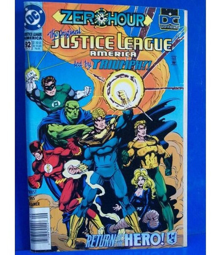Original Liga De La Justicia 92 Hora Cero Dc Comics Ingles