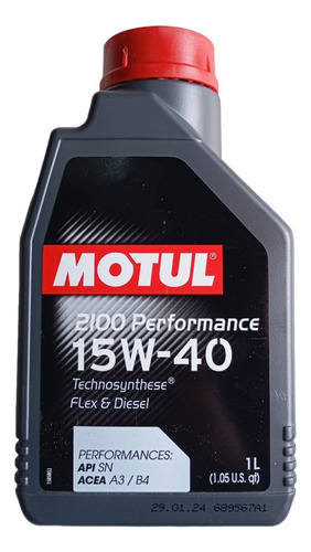Aceite Semisintético Motul 15w40