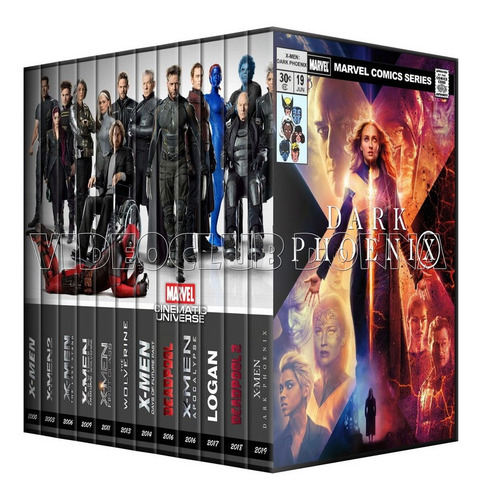 Colección X-men Deadpool Marvel Dvd 12 Logan