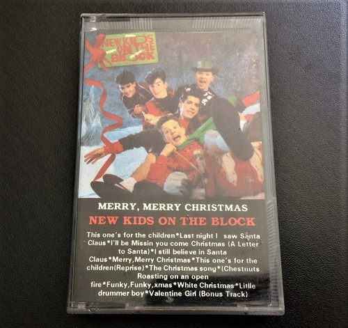 New Kids On The Block Cassette Merry Merry Christmas 1989