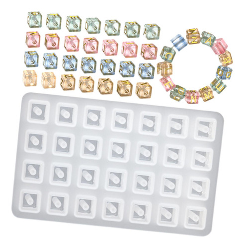 Modelos De Letras De Silicona, Modelos De Cuentas Cuadradas,
