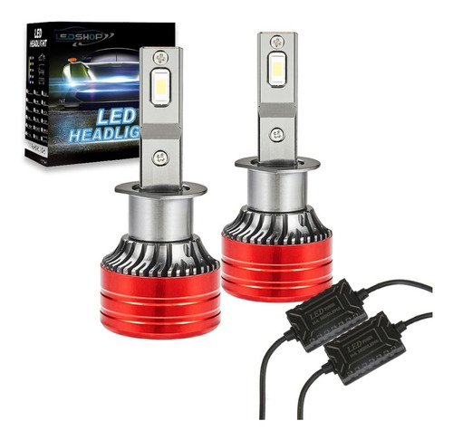 Kit Foco Bombilla Led H11 9006 H1 H7 Luz Alta Baja 20000lm