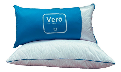 Almohada Tipo Soñare Zigzag Vero Hogar King Blanco Zigza